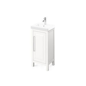 VKITCAD18WHPOR Bathroom/Vanities/Single Vanity Cabinets with Tops