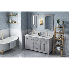Chatham 61" x 22" x 36" Double Bathroom Vanity with Top by Jeffrey Alexander