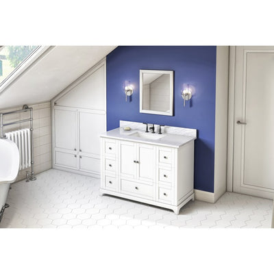 VKITADD48WHWCR Bathroom/Vanities/Single Vanity Cabinets with Tops