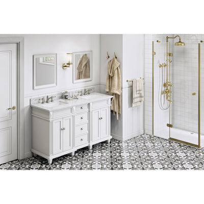 Product Image: VKITDOU60WHWCR Bathroom/Vanities/Double Vanity Cabinets with Tops