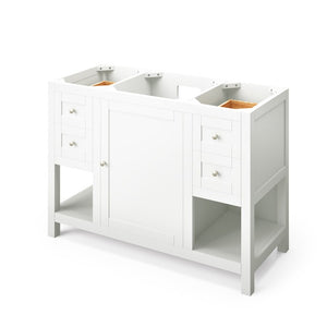 VKITAST48WHWCR Bathroom/Vanities/Single Vanity Cabinets with Tops