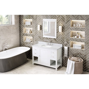 VKITAST48WHWCR Bathroom/Vanities/Single Vanity Cabinets with Tops