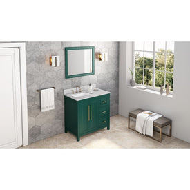 Cade 37" x 22" x 36" Single Bathroom Vanity with Top by Jeffrey Alexander