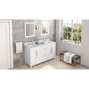 VKITCAD60WHWCR Bathroom/Vanities/Double Vanity Cabinets with Tops