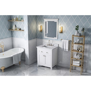 VKITCHA30WHWCR Bathroom/Vanities/Single Vanity Cabinets with Tops