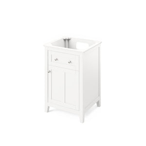 VKITCHA24WHWCR Bathroom/Vanities/Single Vanity Cabinets with Tops
