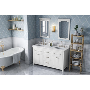 VKITCHA60WHWCR Bathroom/Vanities/Double Vanity Cabinets with Tops