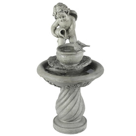 Angel Resin Outdoor Patio Water Fountain