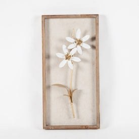 Flower Wall Plaques Set of 2
