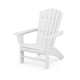 Nautical Curveback Adirondack Chair - White