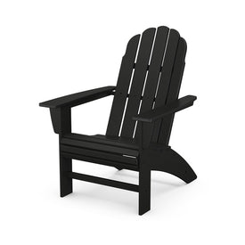 Vineyard Curveback Adirondack Chair - Black