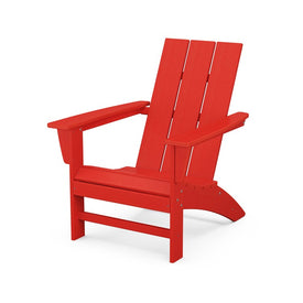 Modern Adirondack Chair - Sunset Red