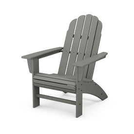 Vineyard Curveback Adirondack Chair - Slate Gray