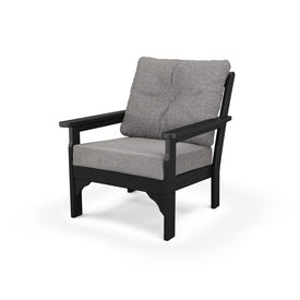 Vineyard Deep Seating Chair - Black/Gray Mist