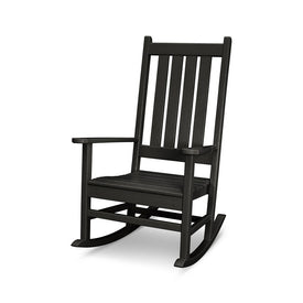 Vineyard Porch Rocking Chair - Black