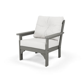 Vineyard Deep Seating Chair - Slate Gray/Textured Linen