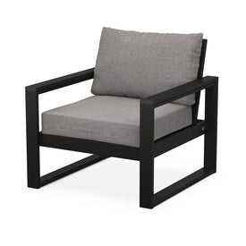 Edge Club Chair - Black/Gray Mist