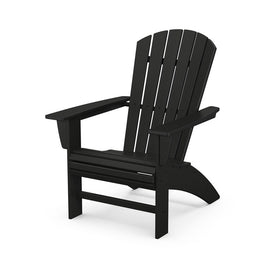 Nautical Curveback Adirondack Chair - Black