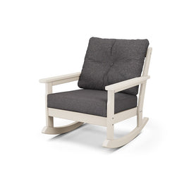 Vineyard Deep Seating Rocking Chair - Sand/Ash Charcoal