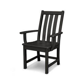 Vineyard Dining Arm Chair - Black