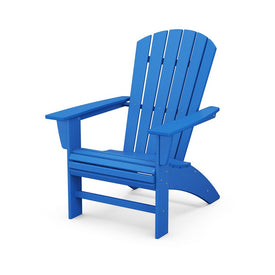 Nautical Curveback Adirondack Chair - Pacific Blue