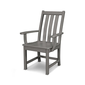 Vineyard Dining Arm Chair - Slate Gray