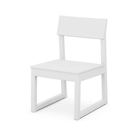Edge Dining Side Chair - White
