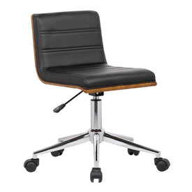 Bowie Mid-Century Office Chair - Black