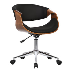 Geneva Mid-Century Office Chair -Black