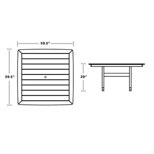 PL85-T2L1GY Outdoor/Patio Furniture/Outdoor Tables