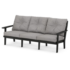 Lakeside Deep Seating Sofa - Black/Gray Mist
