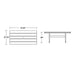 PL83-T1L1BL Outdoor/Patio Furniture/Outdoor Tables