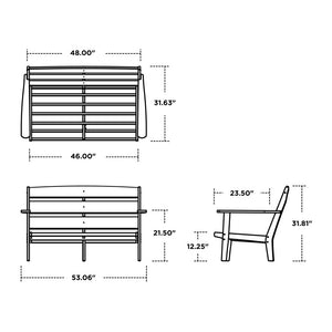 4412-WH145991 Outdoor/Patio Furniture/Outdoor Sofas