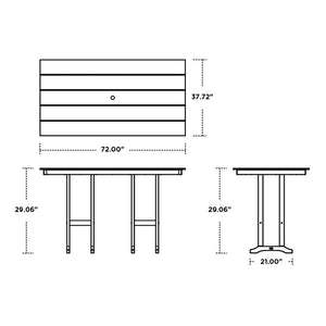 FDT3772SA Outdoor/Patio Furniture/Outdoor Tables