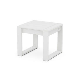 Edge End Table - White