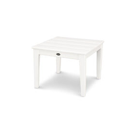 Newport 22" End Table - White