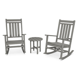 Estate Three-Piece Rocking Chair Set - Slate Gray
