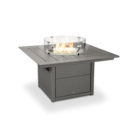 Square 42" Fire Pit Table - Slate Gray