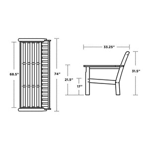 GN69BL-145980 Outdoor/Patio Furniture/Outdoor Sofas