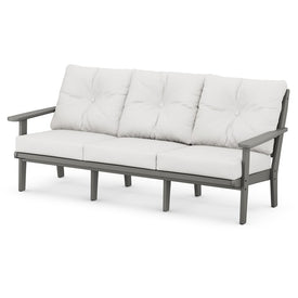 Lakeside Deep Seating Sofa - Slate Gray/Textured Linen
