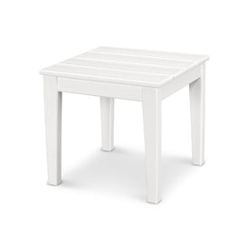 Newport 18" End Table - White