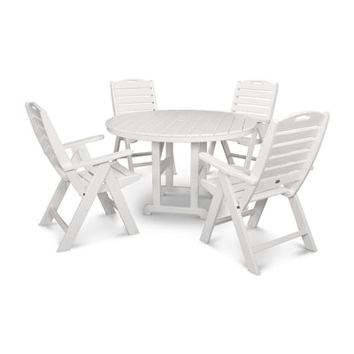 Product Image: PWS260-1-WH Outdoor/Patio Furniture/Patio Dining Sets