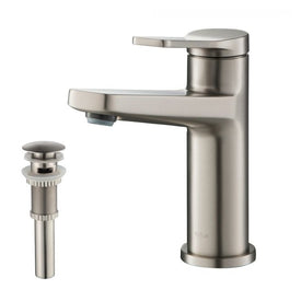 Indy Single Handle Bathroom Faucet with Pop-Up Drain and Overflow