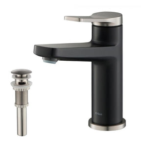 KBF-1401SFSMB-PU-11SN Bathroom/Bathroom Sink Faucets/Single Hole Sink Faucets
