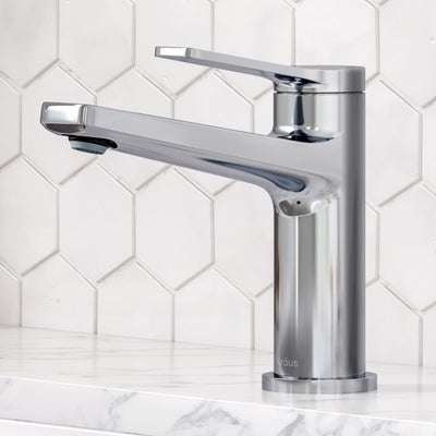 Product Image: KBF-1401CH-PU-11CH Bathroom/Bathroom Sink Faucets/Single Hole Sink Faucets