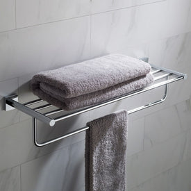 Ventus Bathroom Shelf with Towel Bar