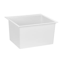 Serv-a-Sink 22-1/8" x 17" x 12-3/4" Single Bowl Drop-In Laundry Sink with Two Faucet Holes