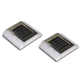 Stainless Steel Solar Path Light 2-Pack