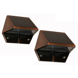 Deck and Wall Light - Copper-Plated 2-Pack