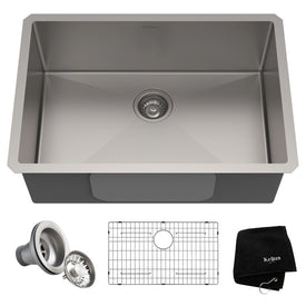 Standart Pro 28" Single Bowl 16-Gauge Stainless Steel Undermount Kitchen Sink